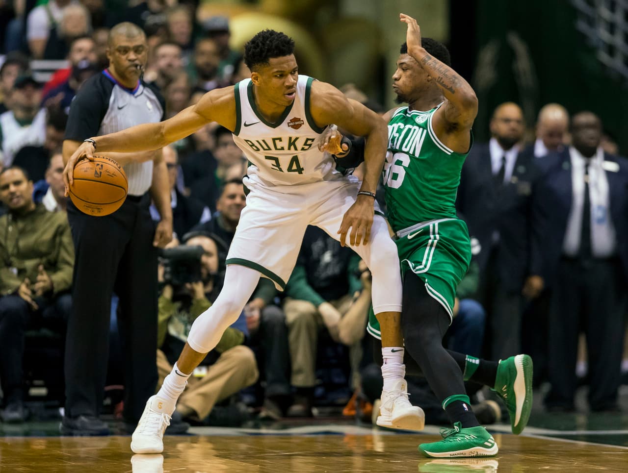 Sin embargo, Antetokounmpo y su corte tenían otros planes en este cuarto y lograron incluso aumentar la diferencia del comienzo.