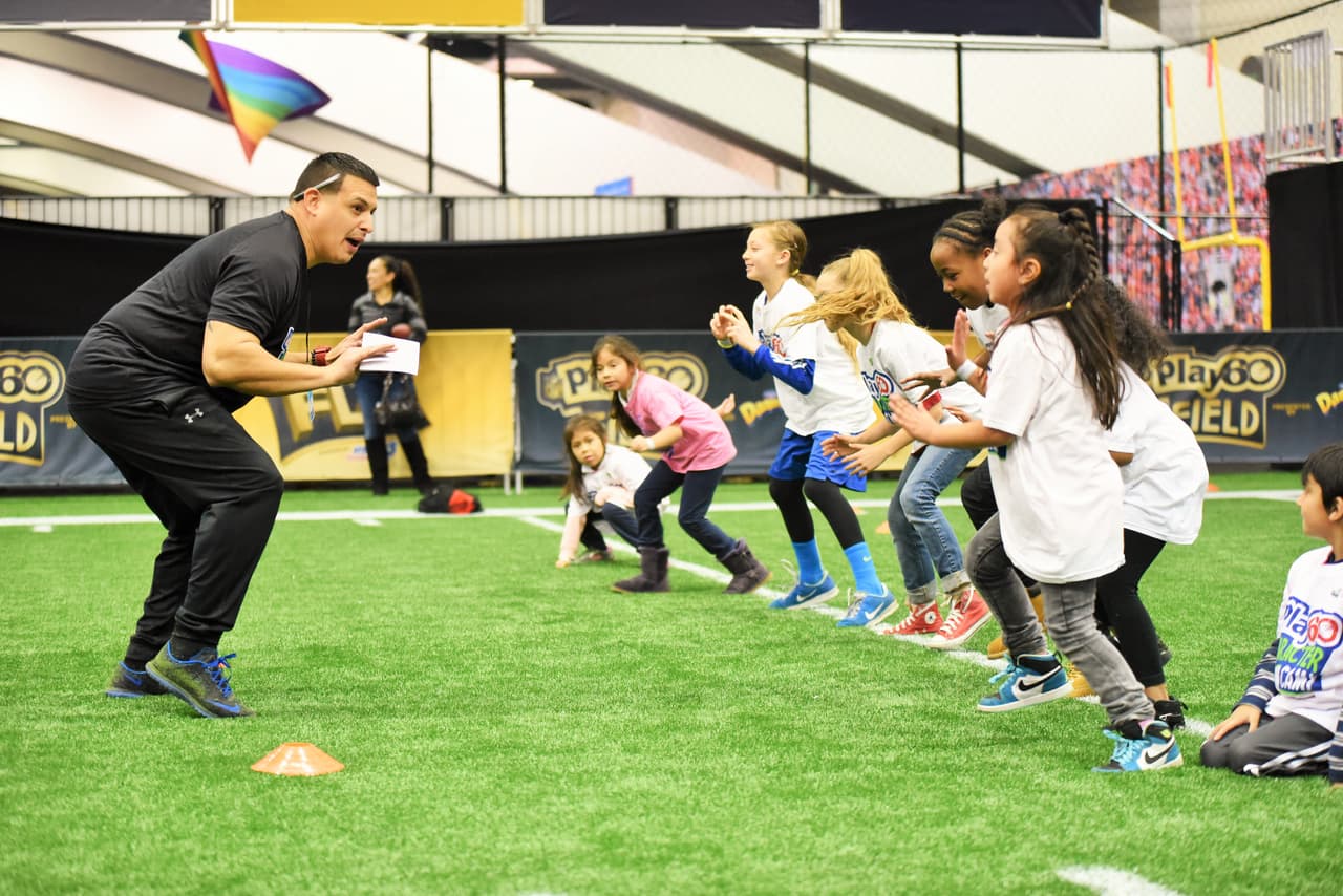 Actividades dentro del programa Play60 de la NFL