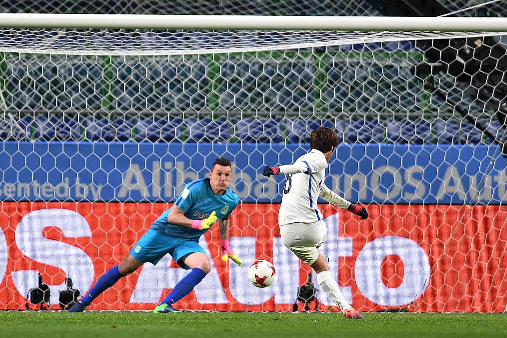 El arquero de River Plate, finalista de Copa Libertadores, Franco Armani, fue el que sufrió los goles de los japoneses.