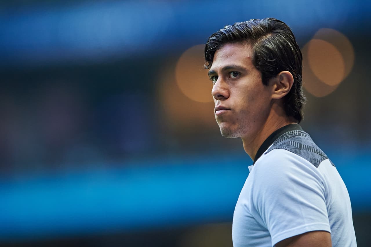 Jose Juan Macias of Guadalajara during the game Monterrey vs Guadalajara, corresponding to the 12th round match of the Torneo Guard1anes Clausura 2021 of the Liga BBVA MX, at BBVA Bancomer Stadium, on April 21, 2021. 
<br>
<br> Jose Juan Macias de Guadalajara durante el partido Monterrey vs Guadalajara, correspondiente a la Jornada 12 del Torneo Clausura Guard1anes 2021 de la Liga BBVA MX, en el Estadio BBVA Bancomer, el 21 de Abril de 2021.