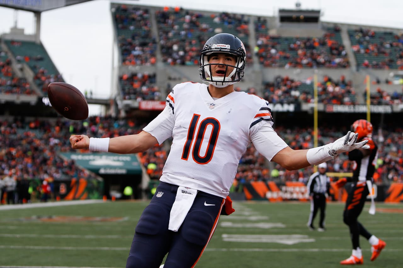 Trubisky brilla con su juego en el triunfo de los Bears