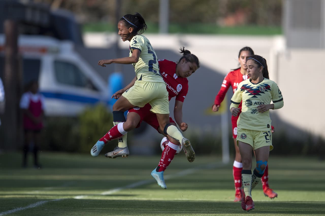 Partido vibrante de ida y vuelta entre el América y el Toluca en la Liga MX Femenil, por la Jornada 8.