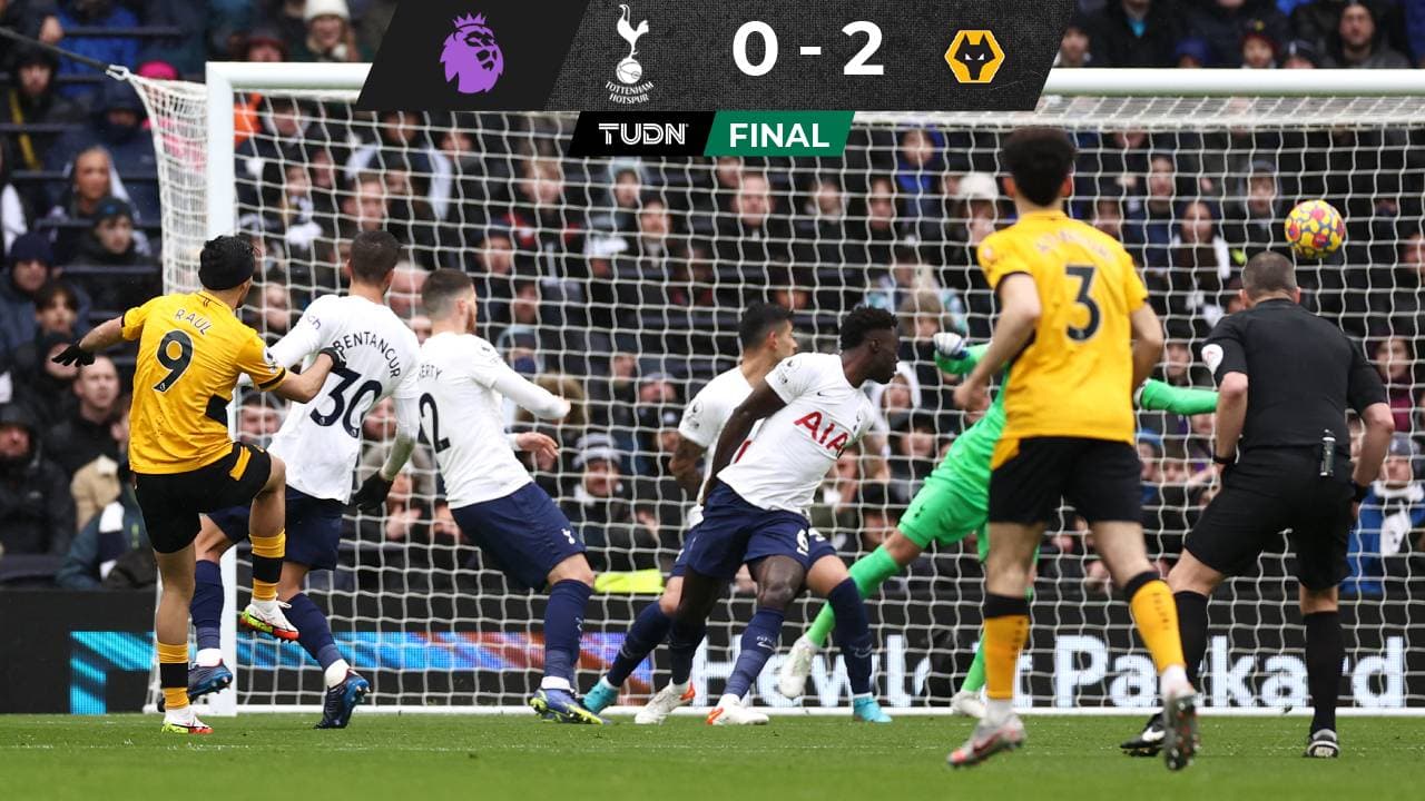 ¡Sí señor! Los Wolves le pegan al Tottenham con golazo de Jiménez