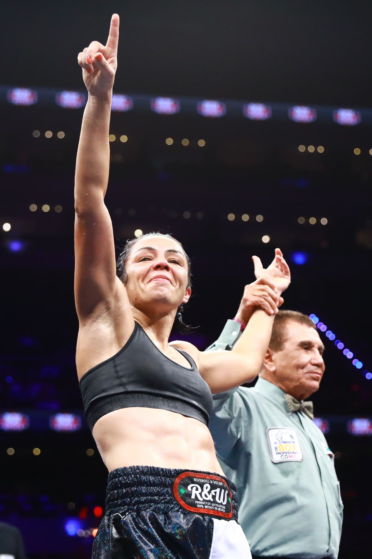 Ciudad de México, 11 de agosto de 2018. Jackie Nava , durante la función de Boxeo celebrado en la Nueva Arena Ciudad de México. Foto: Imago7/Eloisa Sanchez