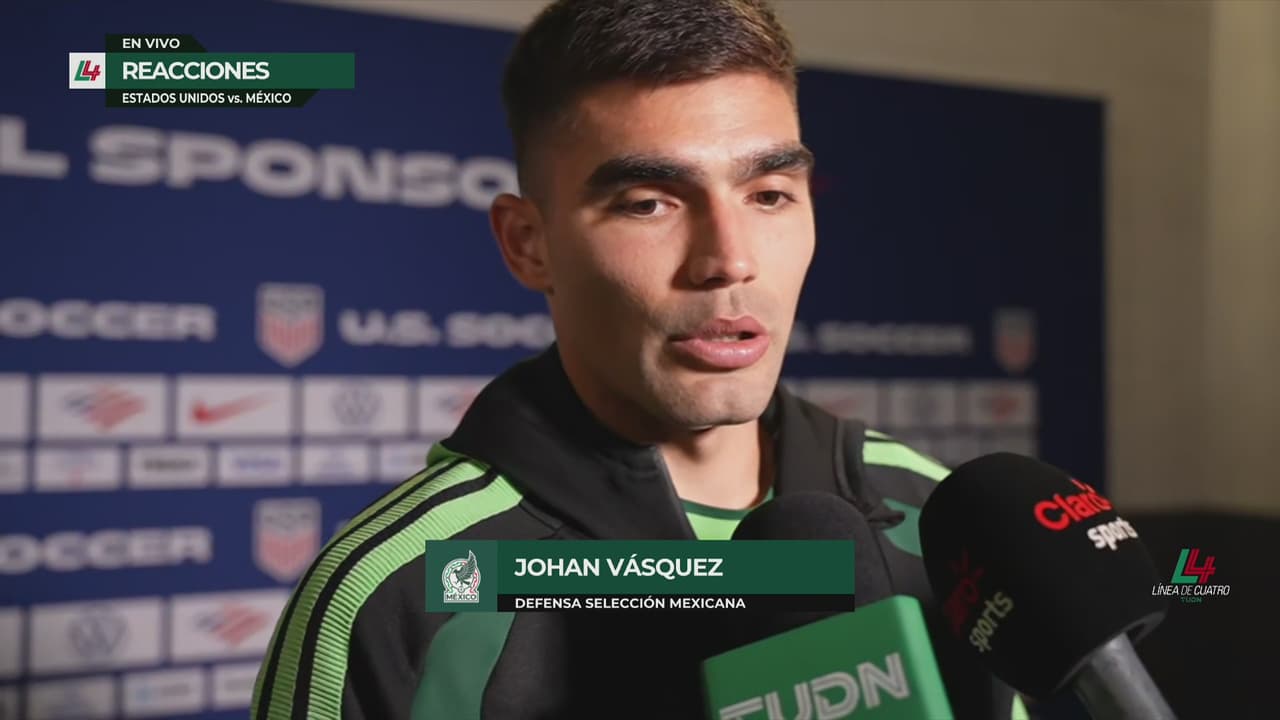 Johan Vásquez explica de esta manera la goleada de Estados Unidos al Tri