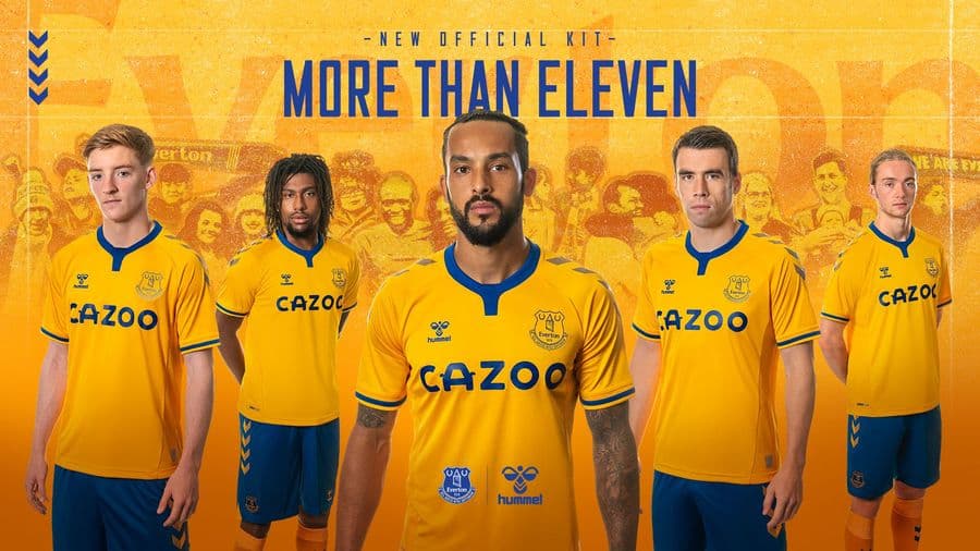 Nueva playera del Everton.