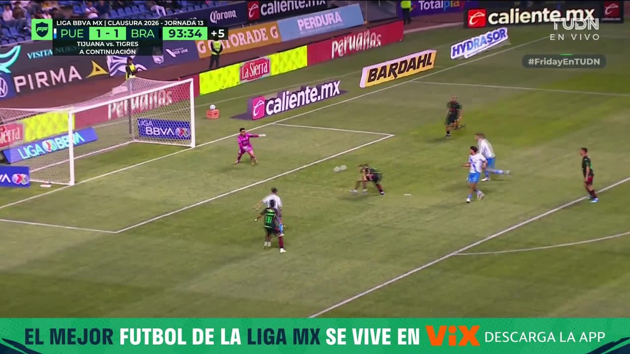 ¡Drama total! ¡Penal para Bravos en el último minuto pero el VAR lo echa para atrás por una mano previa!