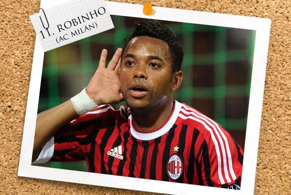Por último, está el amazónico Robinho del Milan.