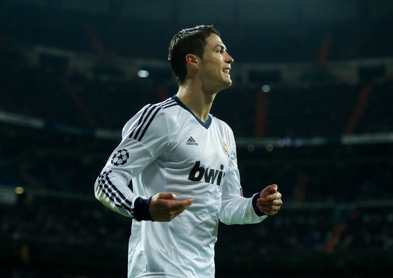 Temporada 2012/2013 - Cristiano Ronaldo (Real Madrid C.F.) con 12 goles.