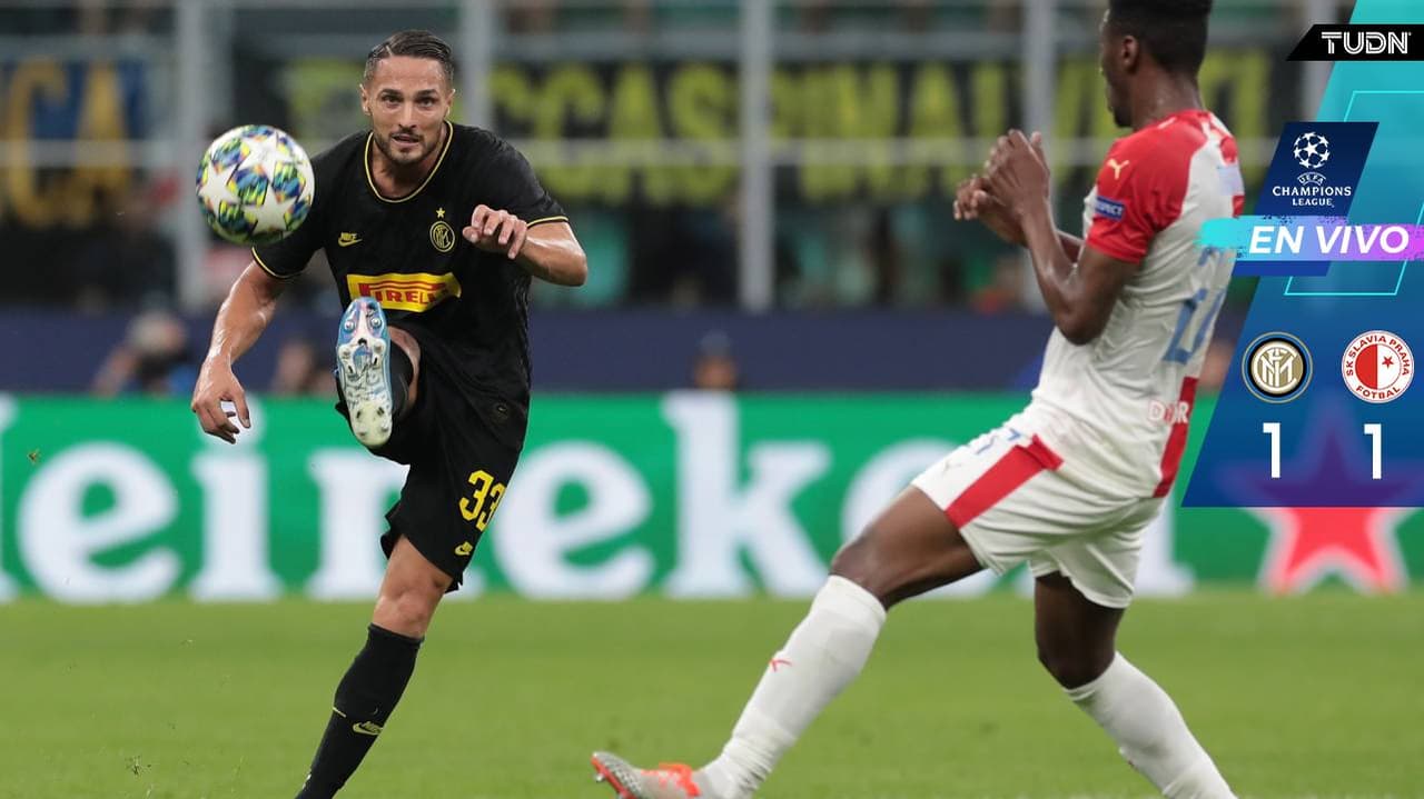 Con lo justo, Inter salvó un punto ante Slavia Praga en Milán