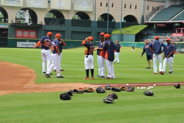 Opening day Astros