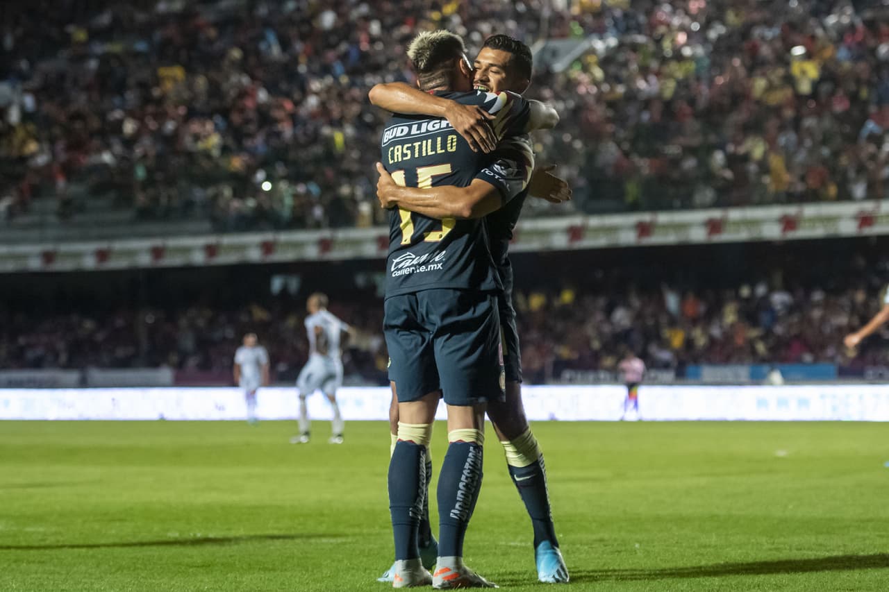 Con triplete de Henry Martin y goles de Nico Castillo y Bruno Valdez, el américa golea 05- en su visita al Veracruz.