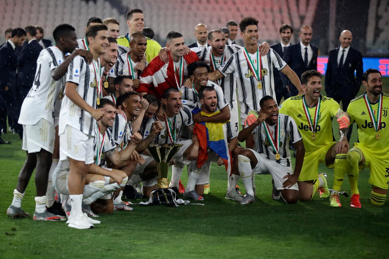Así festejaron CR7 y la Juve el título de la Serie A | Culminó el campeonato de la Liga italiana de futbol y los festejos del flamante campeón fueron espectaculares.