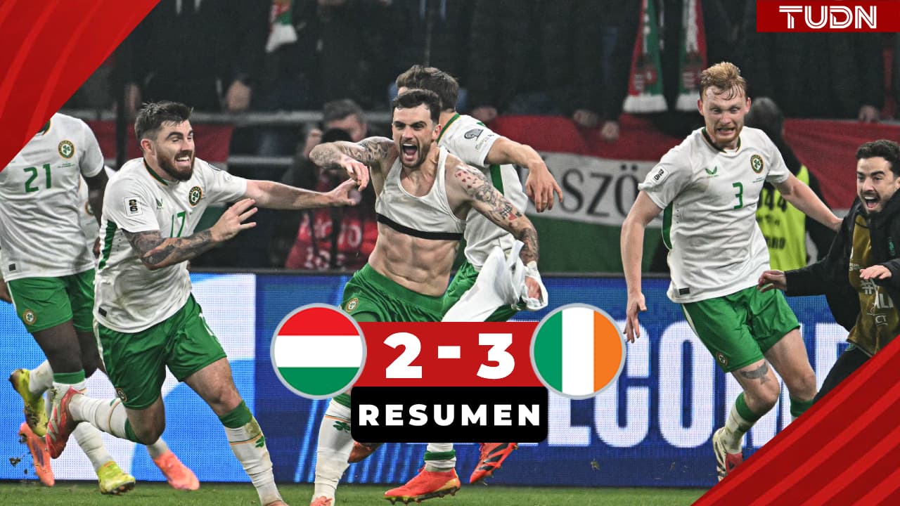 Resumen | ¡De infarto! Irlanda remonta a Hungría y va a Repechaje
