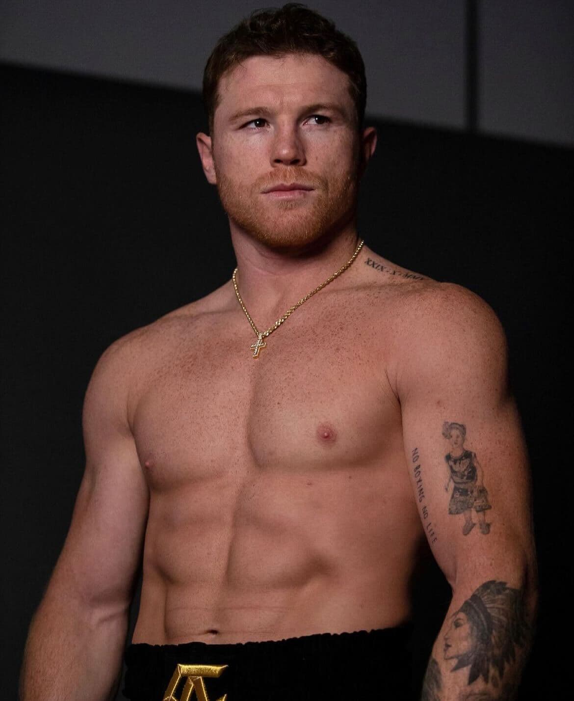 'Canelo' Álvarez tiene cerca de 14 tatuajes en su cuerpo.