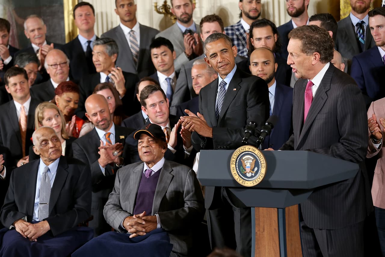 Obama recibió al equipo en la Casa Blanca por tercera vez en cinco años.