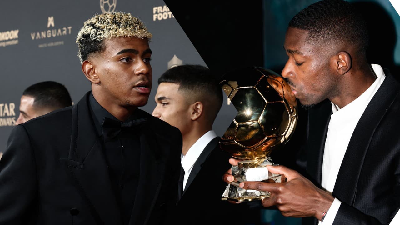 Dembélé barrió con Lamine Yamal en la votación por el Balón de Oro