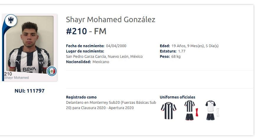 Hijo de Antonio Mohamed refuerza a Monterrey