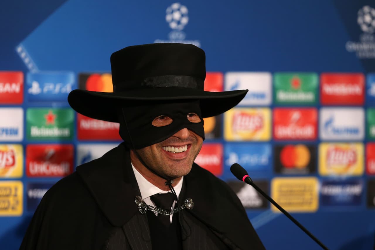 El entrenador portugués del Shakhtar Donetsk, Paulo Fonseca, luego de ganarle al Manchester City.