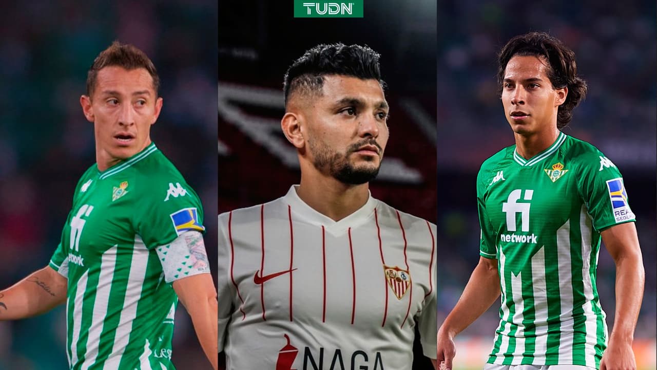Guardado y Lainez a la banca del Betis; Tecatito a la del Sevilla