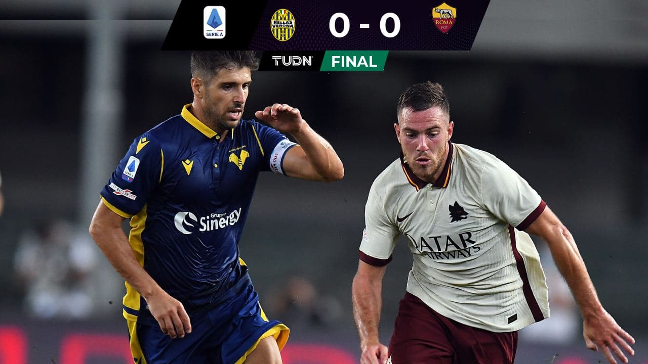 Marcador Final Hellas Verona 0-0 Roma