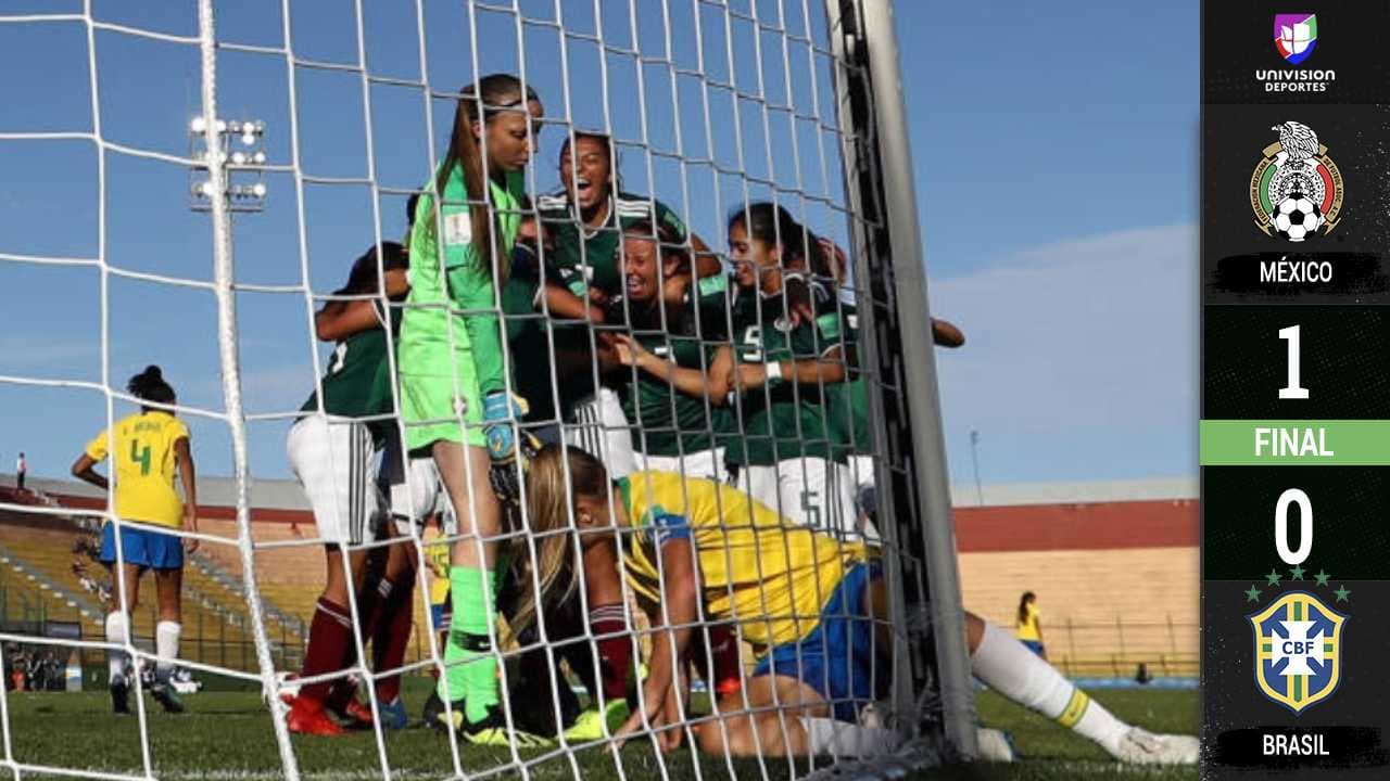 ¡Bailaron samba! El Tri femenil derrota a Brasil y se acerca a la segunda fase del Mundial Sub 17