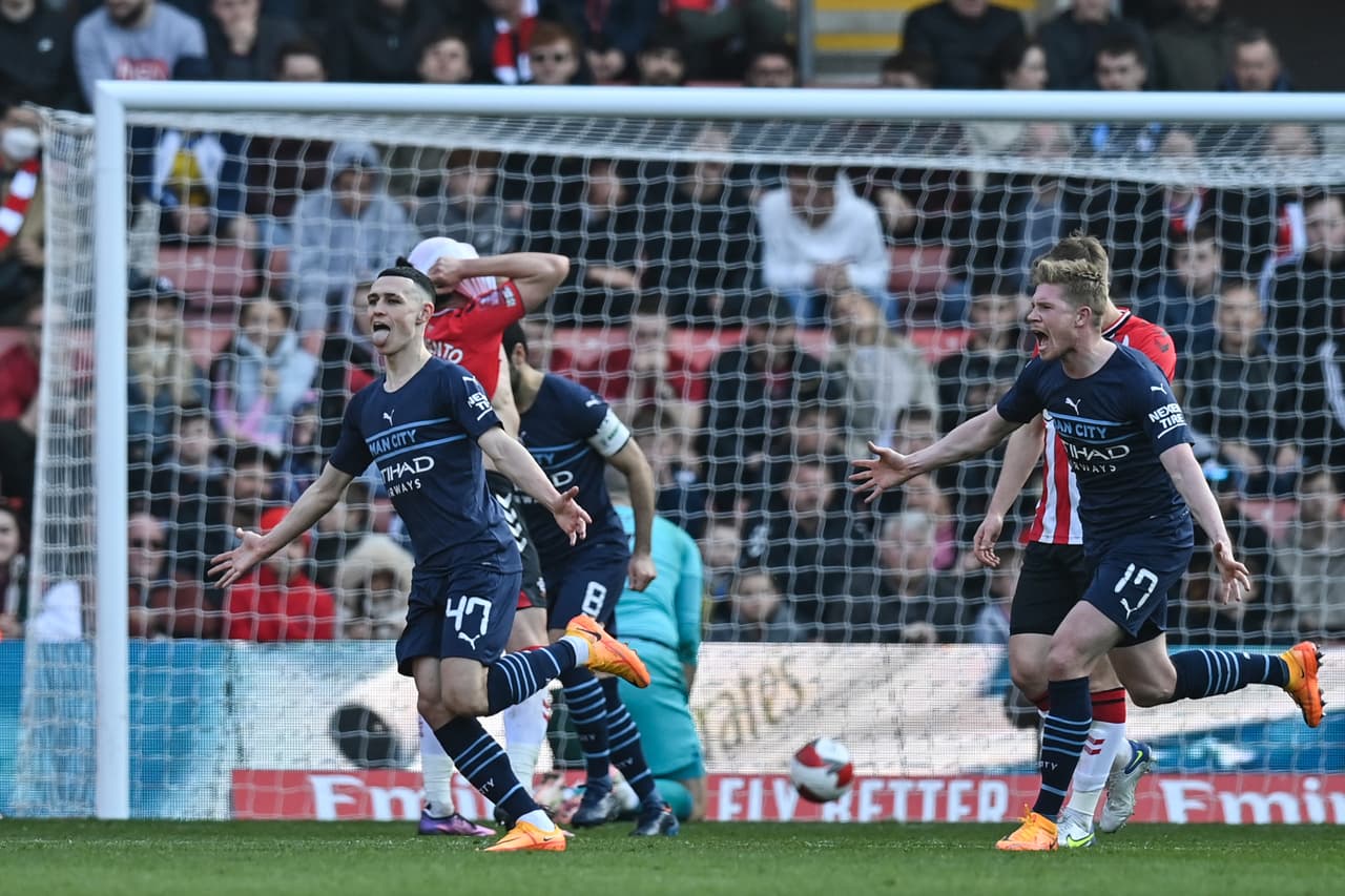 Manchester City goleó al Southampton como visitante (1-4) y selló su pase a las Semifinales, donde se medirá ante el Liverpool.