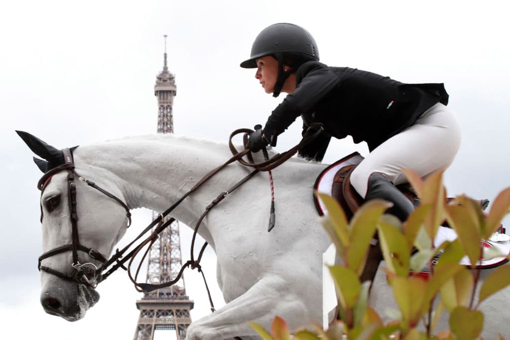 Es una saltadora profesional y representó al Team USA en Río 2016. Es hija del multimillonario Michael Bloomberg. Ella fundó el Rider's Closet, un programa que recolecta ropa usada para montar y la dona a programas de equitación interuniversitarios y a otros jinetes que lo necesitan.