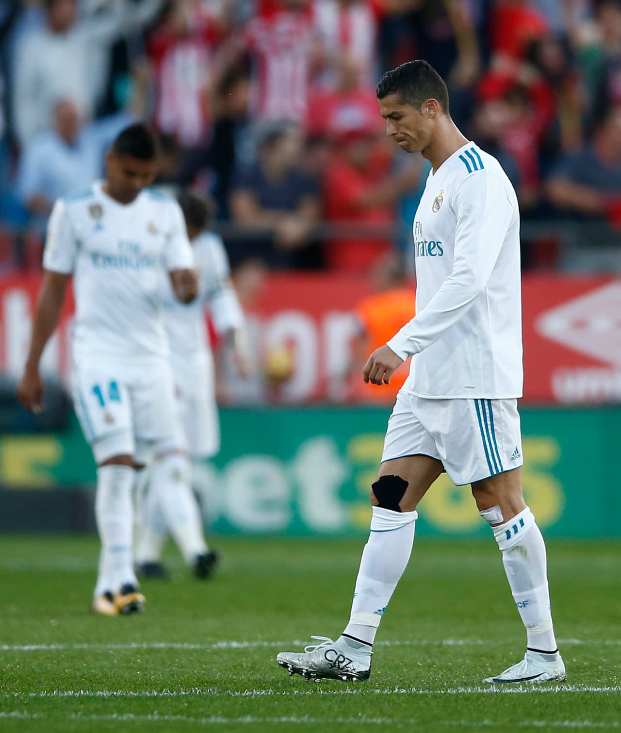 Lamento total en el Real Madrid y en su crack, CR7, que no encontraba los espacios.