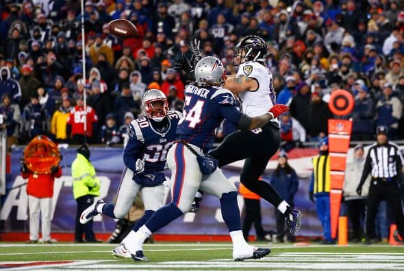 Los New England Patriots consiguieron ir por la corona de la AFC al derrotar por 35-31 a los Baltimore Ravens en la Serie Divisional.