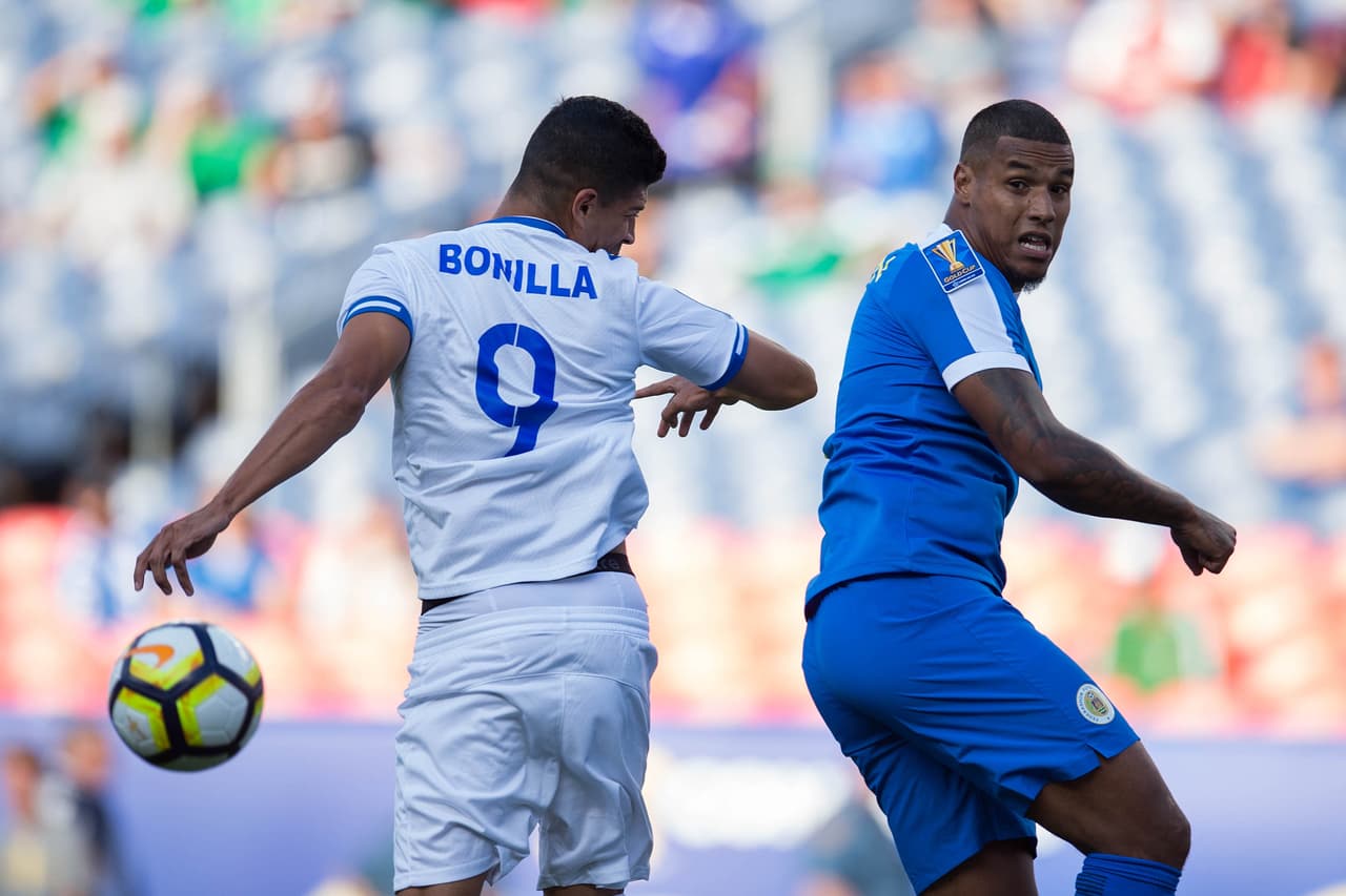El equipo caribeño se mostró impetuoso en el comienzo del partido contra El Salvador.