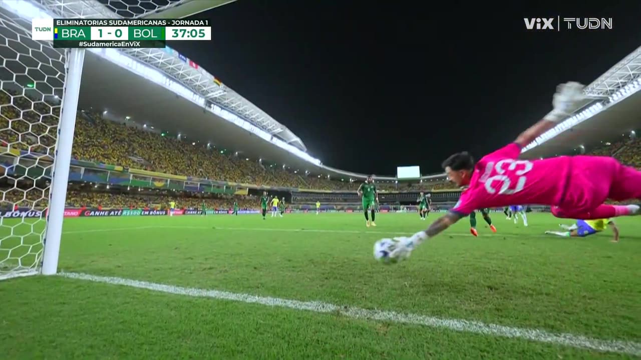 ¡Se salva Bolivia! Viscarra evita el segundo de Brasil