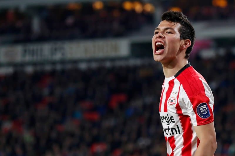 PSV [1]-0 Sparta Rotterdam: aunque no marcó, Hirving Lozano fue titular con los de Eindhoven en este juego de la Eredivisie. El 'Chucky' suma 10 goles en 12 partidos.