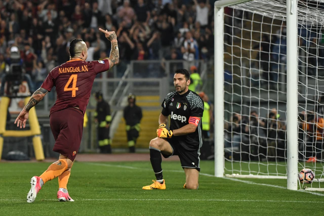 Juventus cayó 3-1 con la Roma y aplazó su festejo de Scudetto
