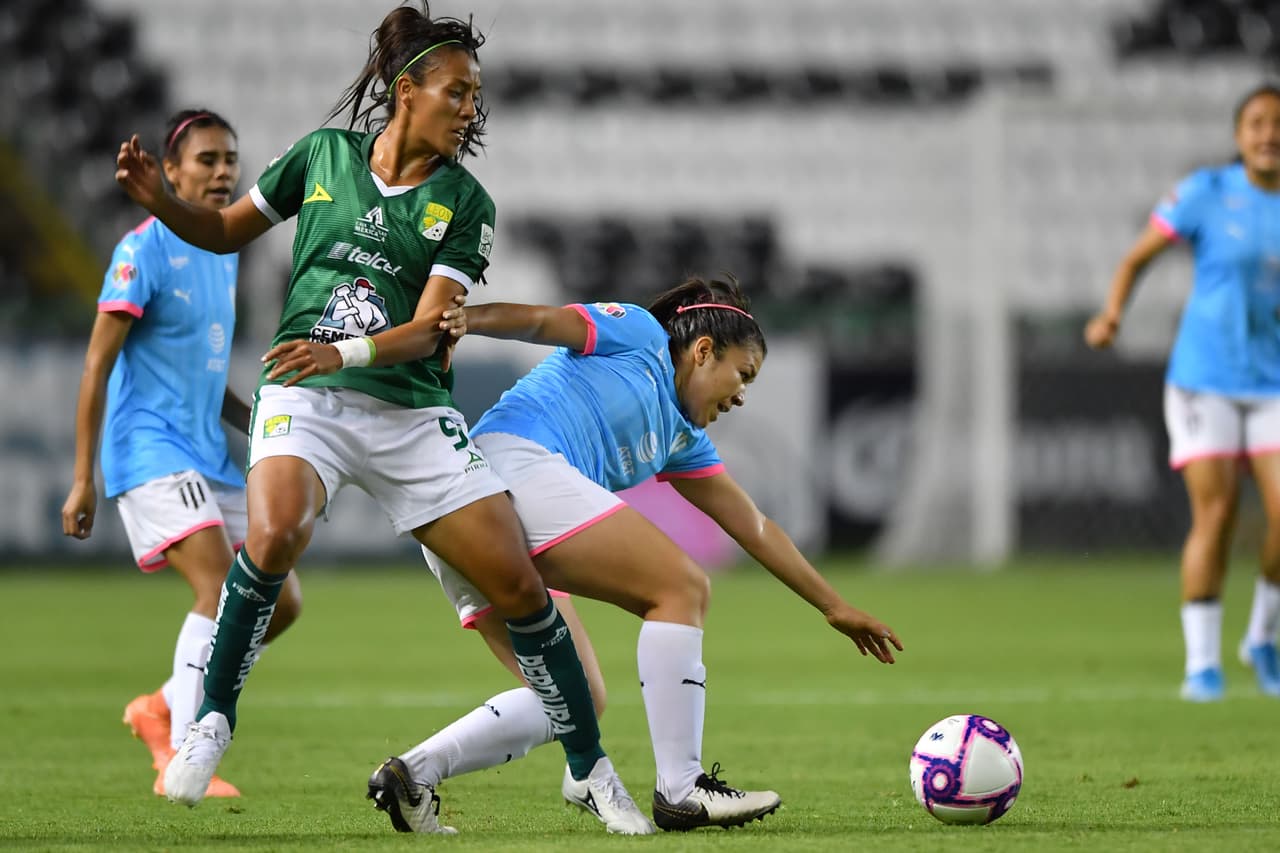 Por Monterrey marcaron: Mónica Desiree y Diana Evangelista (2); para las locales descontó Sanjuana De Jesús Muñoz.