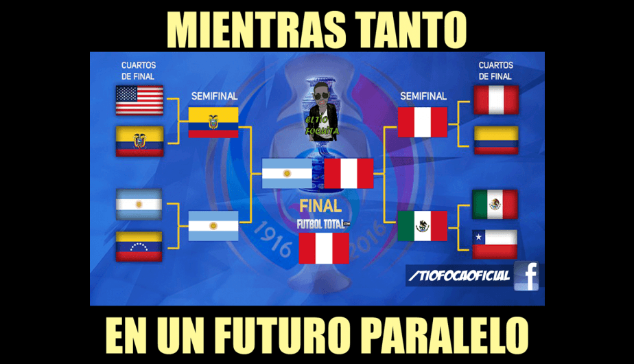 Colombia logró su pase a semifinales de la Copa América Centenario y las burlas no faltaron por la victoria sobre Perú.