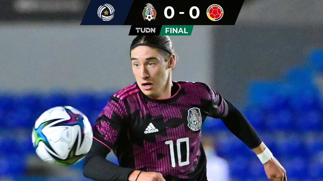 Tri Sub-20 empata con Colombia y Marcelo Flores no pudo brillar