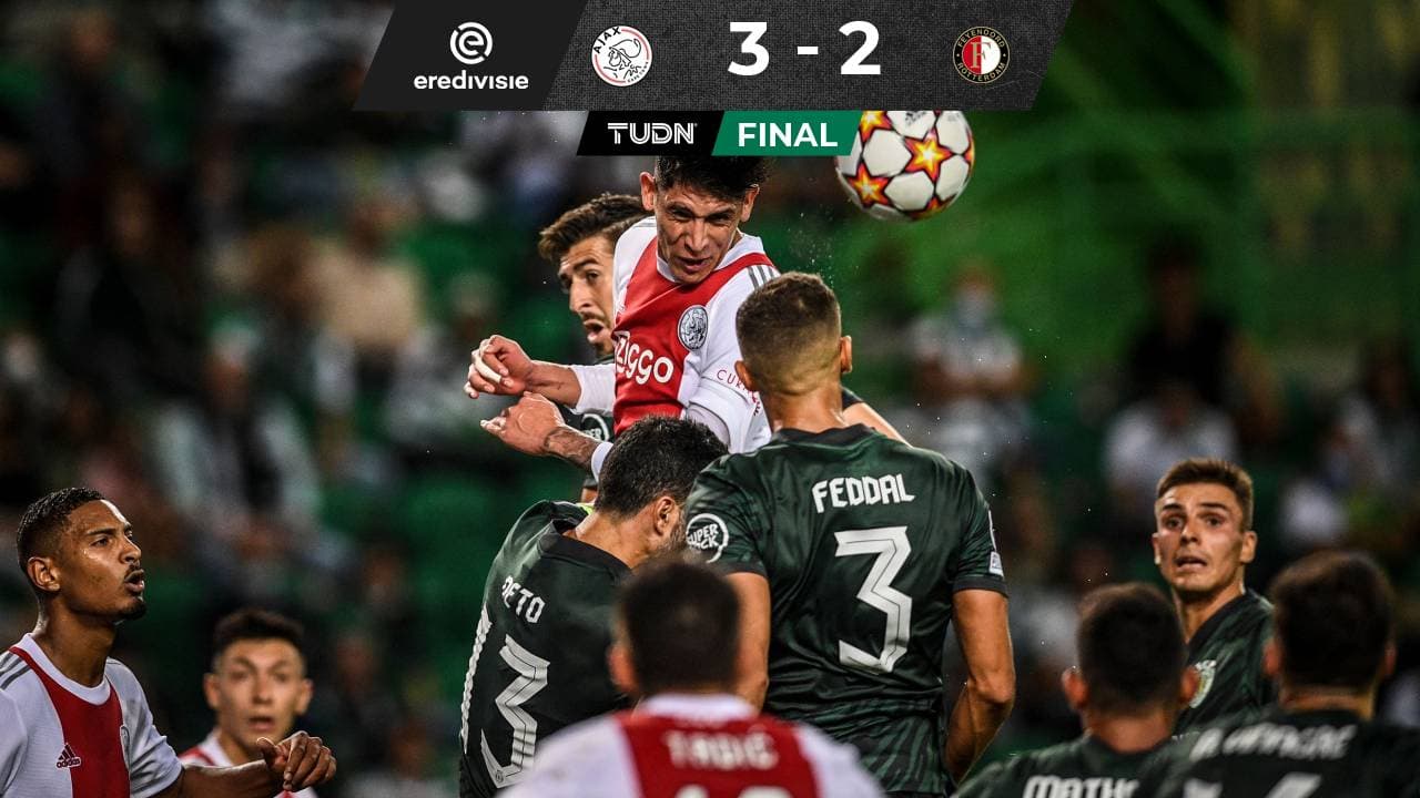 Edson Álvarez jugó medio tiempo en el triunfo del Ajax.