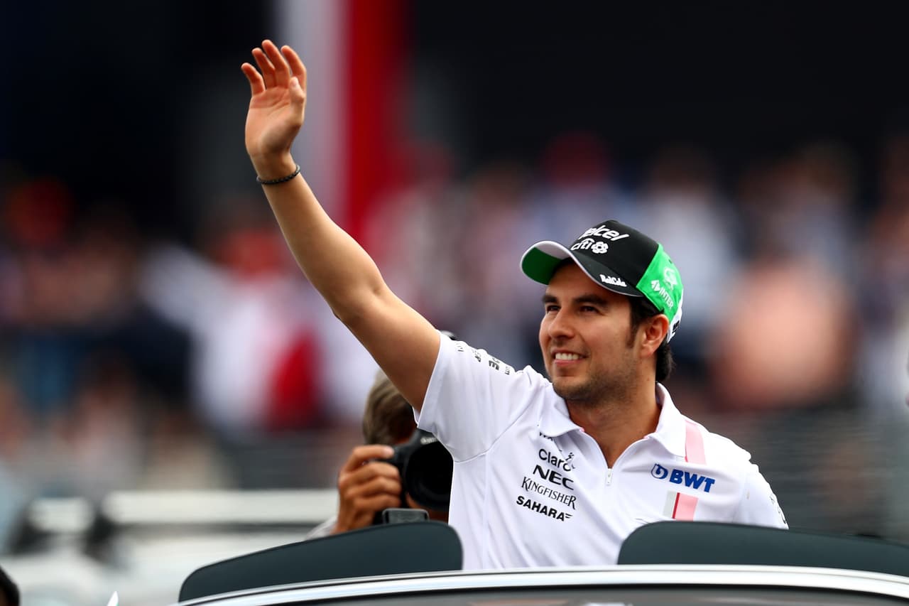 Sergio 'Checo' Pérez era el más aclamado de los pilotos por quienes estaban en las graderías.