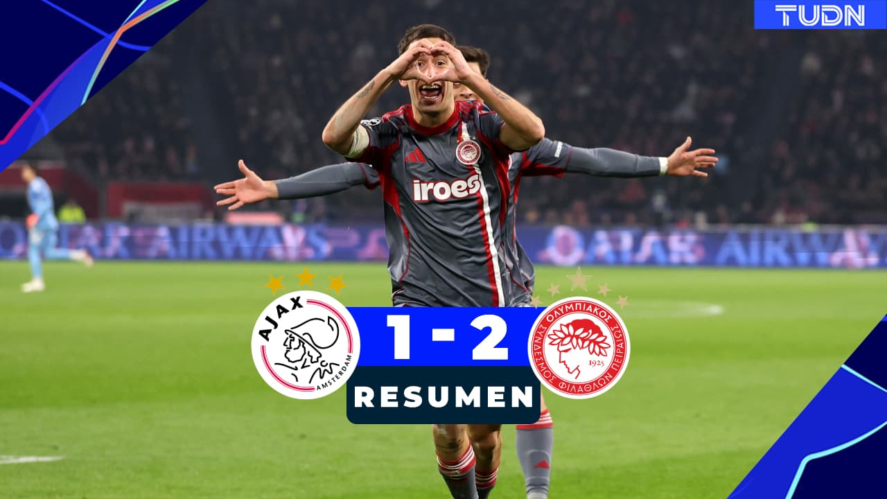 Resumen | Olympiacos saca triunfo de oro ante Ajax en Champions League