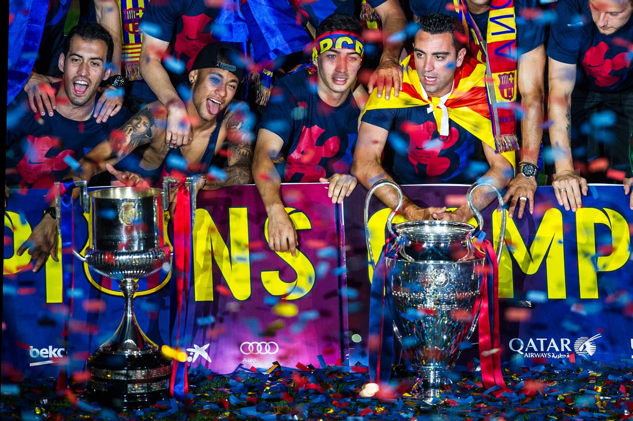 <b>F.C. Barcelona (España / 2014-2015) - </b>Luis Enrique tuvo tres incorporaciones a un plantel que fácilmente era de los mejores del mundo. Llegaron Luis Suárez, Aleix Vidal y Arda Turán, pero solo el uruguayo fue vital en el doblete de Liga y Copa del Rey.
