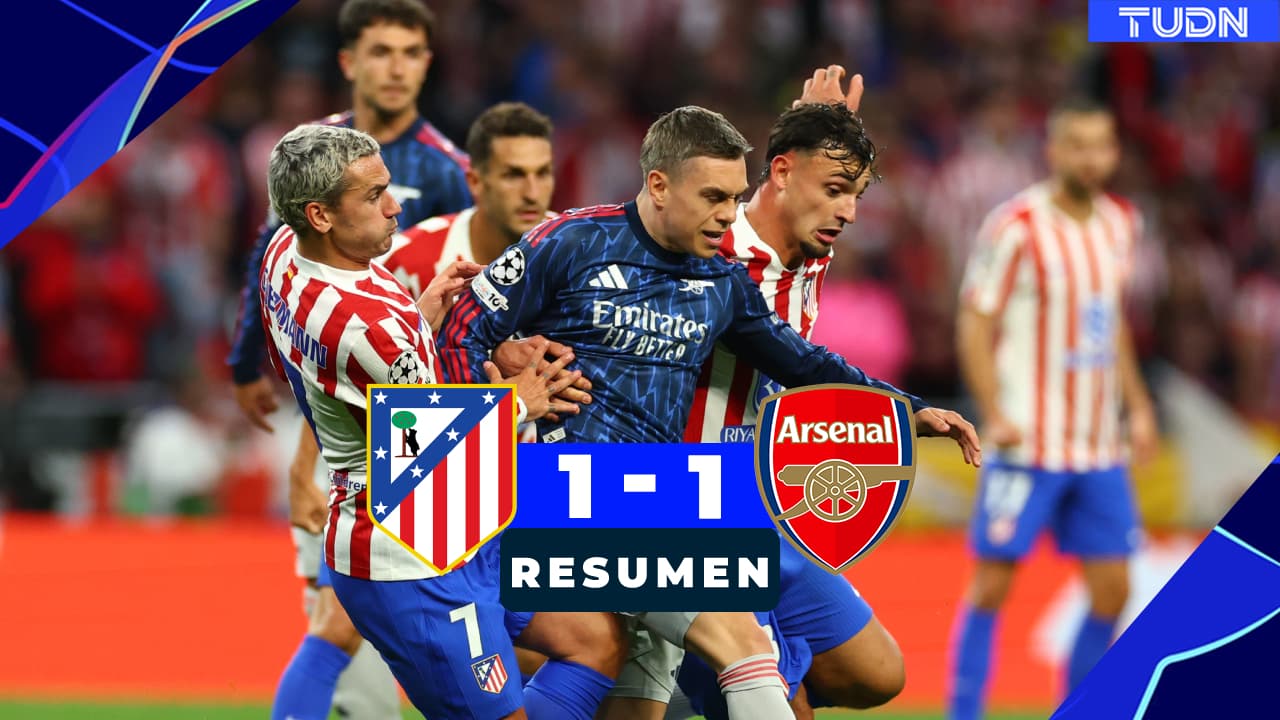 Resumen | Atletico de Madrid vs. Arsenal: con penales hay empate en el Metropolitano