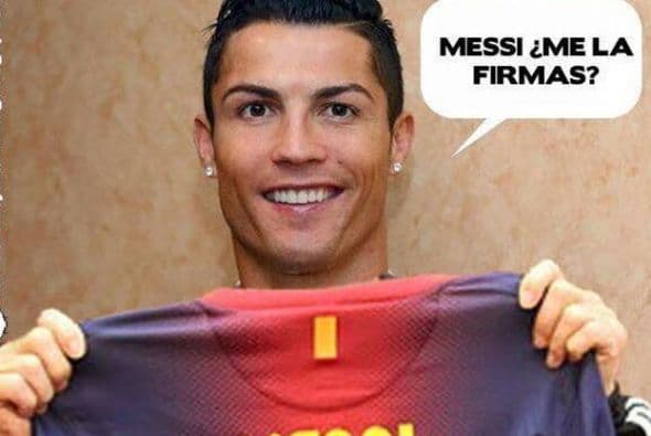 Las bromas no se hicieron esperar tras el título que obtuvo el Barcelona de la MSN con burlas para la Juventus, Real Madrid y hasta Cristiano Ronaldo.