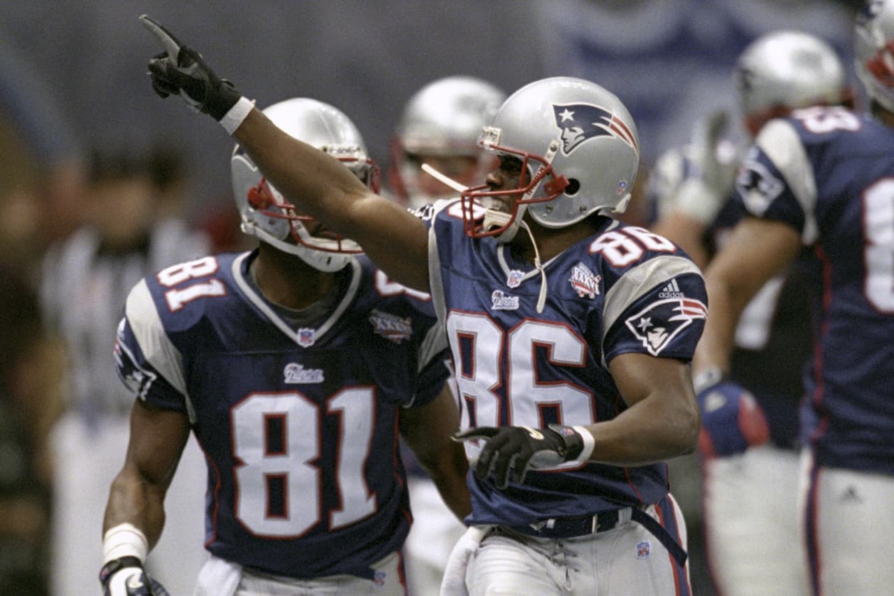 <b>David Patten</b> llegó a los Patriots en 2001 y permaneció en el equipo hasta la campaña 2004, justo el lapso de mayor esplendor de la franquicia con tres títulos en cuatro años.