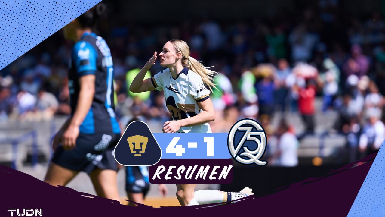 Resumen | Angelina Hix brilla con hat-trick en triunfo de Pumas Femenil