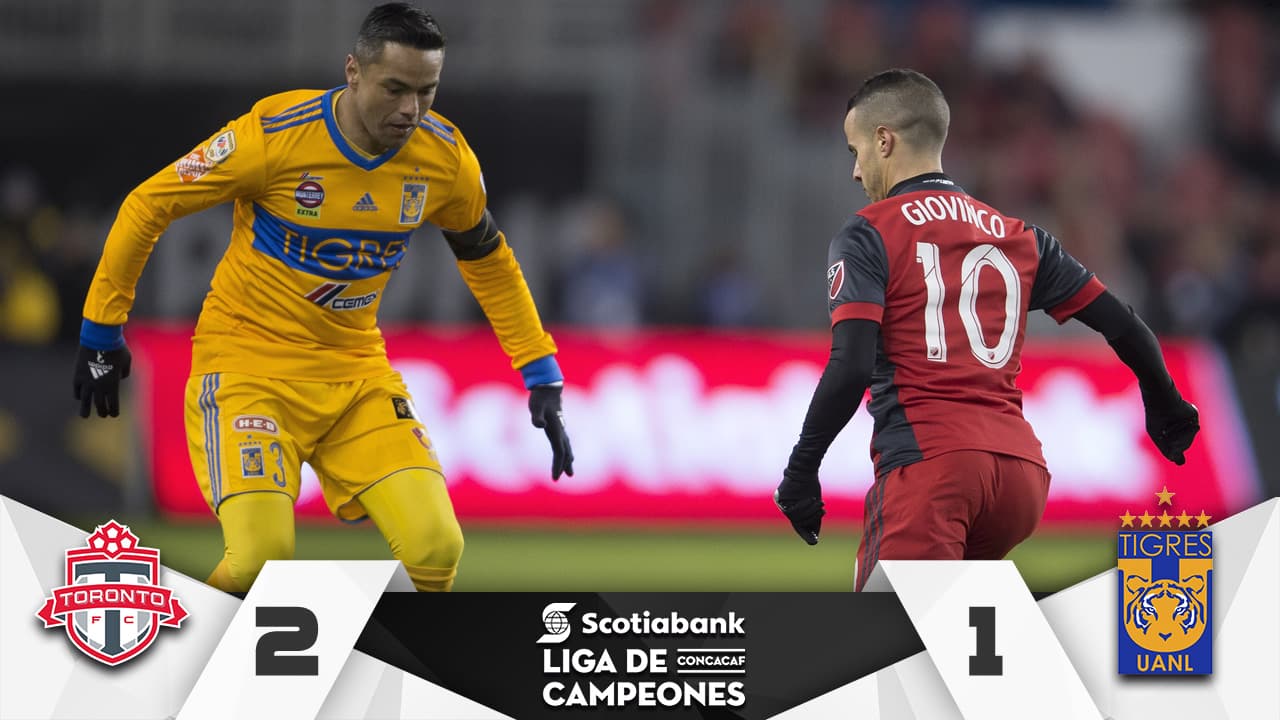 Toronto remonta para vencer 2-1 a Tigres UANL con un golazo de tacón en los minutos finales
