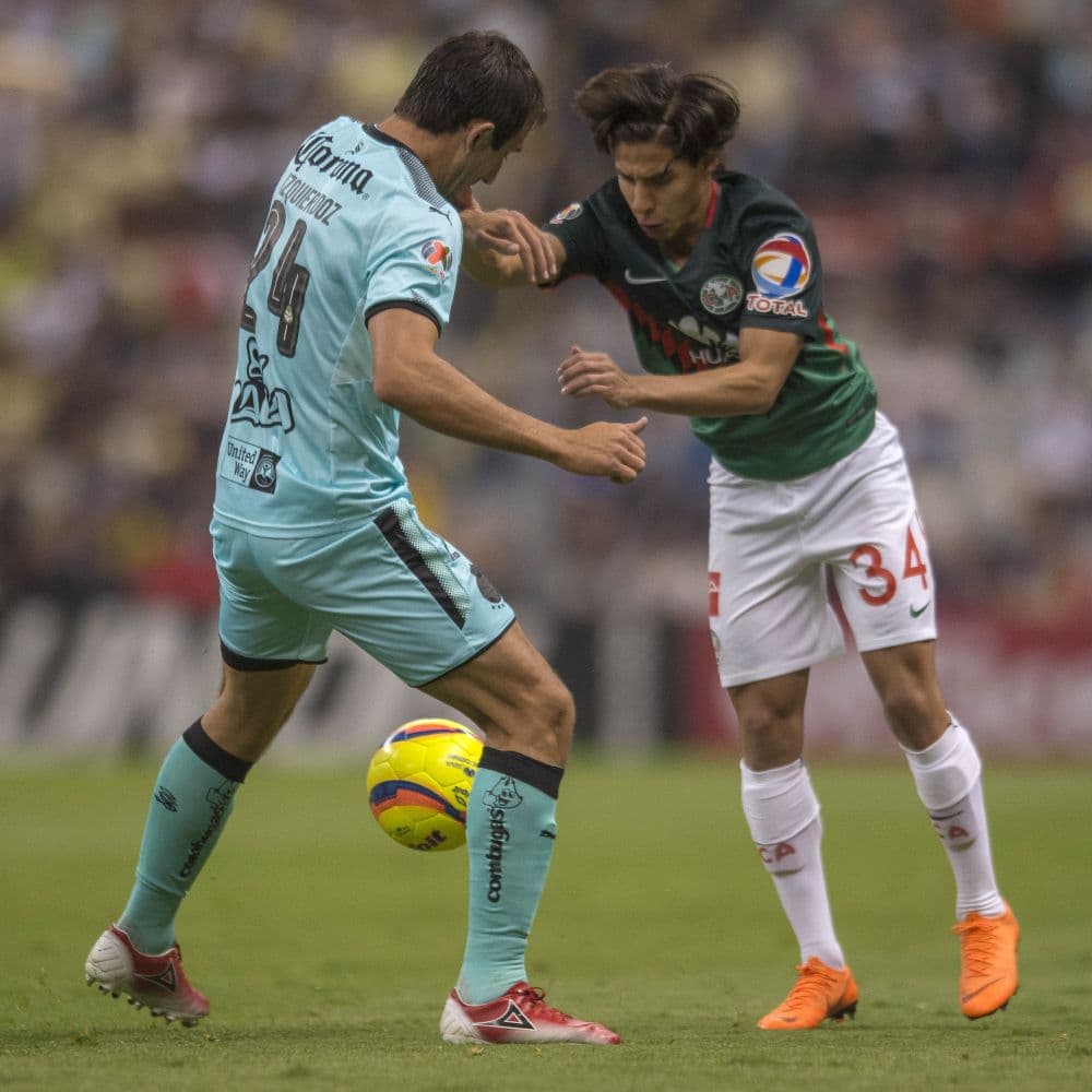 Diego Lainez fue uno de los hombres de mayor peligro para América, pero no logró abrir el cerrojo lagunero.