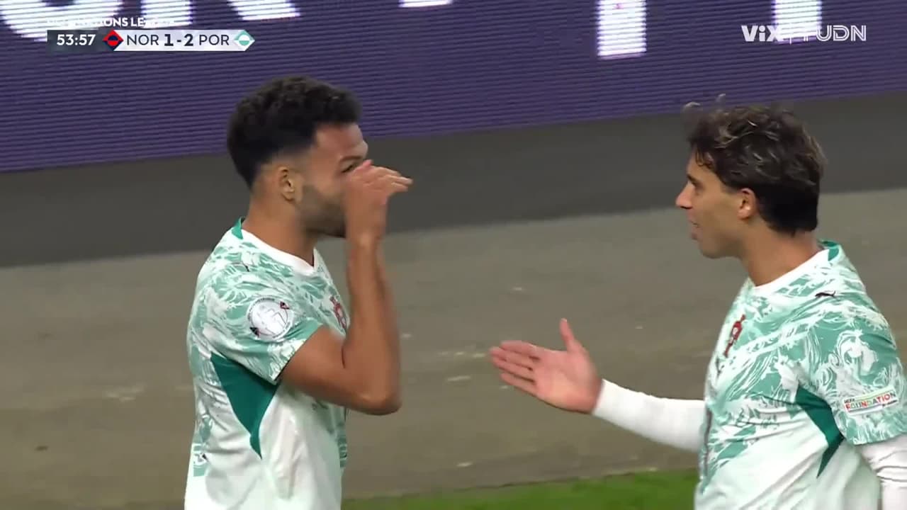 ¡Gol de Portugal! Regalo del arquero noruego y Ramos pone el 1-2