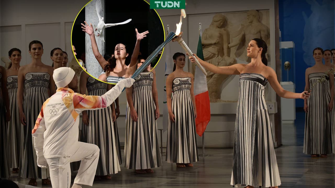 Se enciende la llama olímpica ¡al interior de un museo!