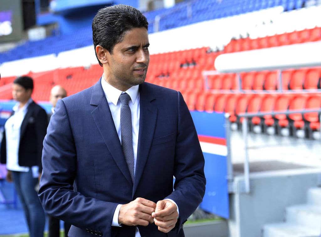 Nasser Al-Khelaifi, representante del Fondo Soberano de Inversiones de Catar: compró el 70 por ciento de acciones del PSG y el extenista es encargado de la dirección del club.